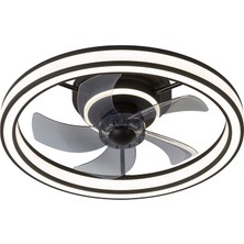 VANTİ-KCF296-30 Watt Ledli Dekoratif Tavan Vantilatörü Svlrs
