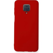 Newface Xiaomi Redmi Note 9 Pro Kılıf Nano Içi Kadife Silikon - Kırmızı Svlrs