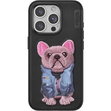 Venco Iphone 15 Pro Cute Desenli Kapak - Siyah Svlrs