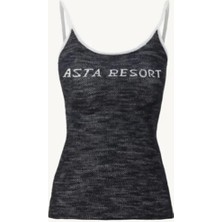 Asta Kadın Siyah Ince Askılı Korse - Konforlu ve Şık Tasarım