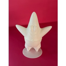 Patrick Figür Boyama Seti – 15 cm | 3D Yazıcı Üretimi | 6 Renk Akrilik Boya + 2 Fırça Kendin Yap Set