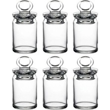 Beyaz Mini Baharat Kavanoz Seti, 6 Adet, 240 cc Kapasite, Şık ve Kullanışlı.