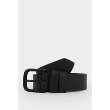 DeFacto Erkek Dikdörtgen Toka Suni Deri Günlük Kemer F7033AXNS