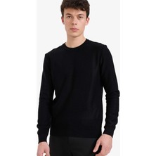 DeFacto Standart Fit Bisiklet Yaka Triko Kazak C9618AX25AU