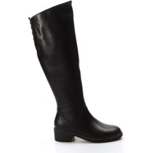 Fast Step Hakiki Deri Kürklü  Kadın Klasik Çizme 064YZA1008