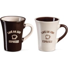 Madame Coco Saveur 2'li Espresso Seti - Renkli - 75 ml