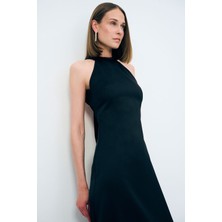adL Night Zoom Halter Yaka Uzun Elbise