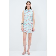 adL Büzgülü Mini Elbise