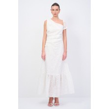 adL Moda Tutkusu Yırtmaçlı Uzun Elbise