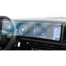 Hyundai Tucson 12.3 Inç Navigasyon ve Klima Uyumlu Nano Ekran Koruyucu 2 Li Set