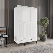 Beenal Nisa 3 Kapaklı Gardırop Dolap 120cm