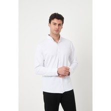 Erkek Uzun Kollu Yazlık Basic Bol Spor Gömlek