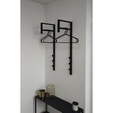 Metal Dekoratif Demir Duvar Askısı Metal Askılık Elbise Askısı Portmanto - Modern Design