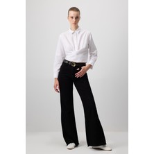 Belted Short Poplın Shırt