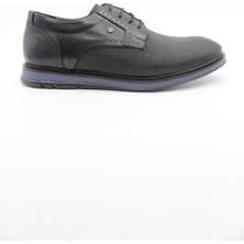 Siyah Hakiki Deri Bağcıklı Classic Ayakkabı 1033250186