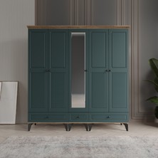 Beenal Nisa 5 Kapaklı Gardırop Dolap 200cm