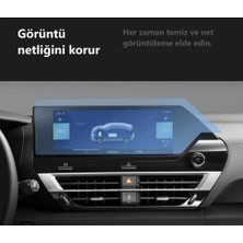 Citroen E-C4 10 Inç Ekran Koruyucu Multimedya Navigasyon ve 5 Inç Ekran Koruyucu 2'li Set