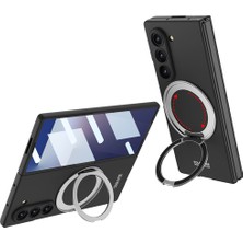 Samsung Galaxy Z Fold 7 Standlı Yüzüklü Magnetik Korumalı Kılıf Kapak