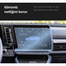 Renault Austral Multimedya Ekran Şeffaf Nano 9 Inç ve Dijital Gösterge Ekran Koruyucu 12.3 Inç 2'li Set
