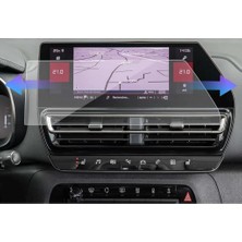 Citroen C5 Aircross 10 Inç Multimedya ve 12.3inç Dijital Gösterge Ekran Koruyucu Şeffaf 2'li Set