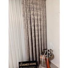Nivemeshome Istanbul V-5304 1/3 Sık Pileli Fon Perde Apm