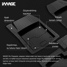 7 mm Volkswagen Jetta Sedan 2014 ile Uyumlu 5d Havuzlu Üniversal Paspas Siyah
