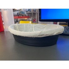 Plastik ekmek sunum sepeti