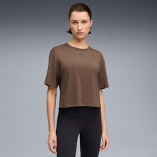 Puma Cloudspun Oversized Kadın Kahverengi Antrenman T-Shirt.41