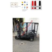 Motor Tente Market Stmax Elit 960 - 3 Tekerli Motor Brandası - Siyah Renk