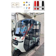 Motor Tente Market Falcon Julia 9000 -  Üç Tekerli Motor Brandası - Siyah