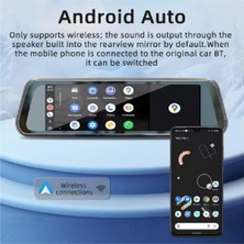 RV-İ990 Dikiz Ayna Kablosuz Carplay/android Auto Dvr Multimedya ve Araç Kamera Sistemi
