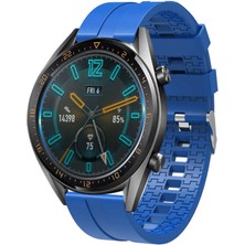 Kılıfolog Huawei Watch Gt 3 46MM Krd-23 Uyumlu Kordon Kflg - Saks Mavi
