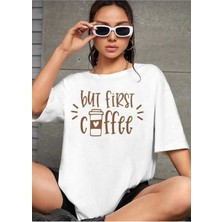 Malkoçbey Baskısız V Yaka  Oversize Unisex Basic T-Shirt