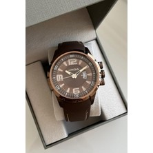 Jaga Kahverengi Silikon Kordon Erkek Kol Saati