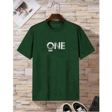 Malkoçbey One Baskılı Oversize Unisex Basic T-Shirt