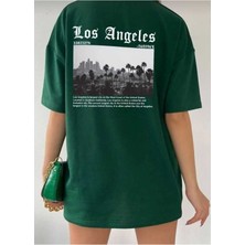 Sevimli Kedi Baskılı Oversize Basic O Yaka Unisex T-Shirt