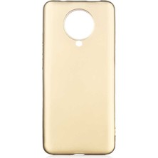 Kılıfolog Xiaomi Redmi K30 Pro Kılıf Kflg Premier Silikon Kapak-Gold