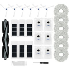 Luxuriles X2 / Pro Omni Robot Süpürgeler Silindir Ana Yan Fırça Hepa Filtre Paspas Bezi Toz Torbası Yedek Parçaları (Yurt Dışından)