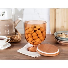 Madame Coco Marion Ahşap Kapaklı Saklama Kabı 1600ml