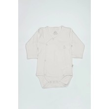 Nessiworld Bistyle Organik Natural Basic Style Kruvaze Uzun Kol Body BS17102 Ekru