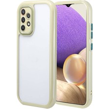 Kılıfolog Galaxy A32 4g Kılıf Kamera Korumalı Renkli Kenar ve Çerçeve Tasarımlı Kflg Vitamin Kapak-Yeşil