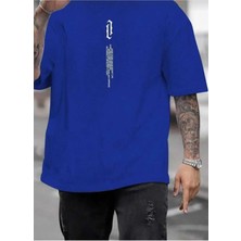 Los Angeles Sırt Baskılı O Yaka Oversize Unisex Basic T-Shirt