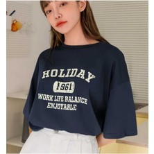 Malkoçbey Baskısız Oversize Unisex Basic T-Shirt