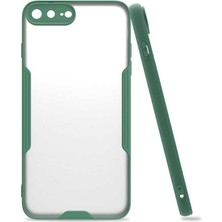 iPhone 8 Plus Kılıf Kflg Parfe Kapak-Koyu Yeşil