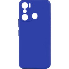 Infinix Hot 20I Kılıf Kflg Biye Silikon-Mavi