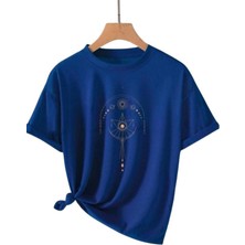 Malkoçbey Terazi Baskılı Oversize Unisex Basic T-Şihirt