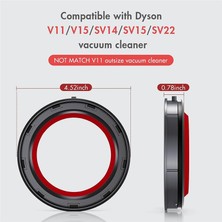 Luxuriles V11/V15/SV14/SV15/SV22 Elektrikli Süpürgeler Için Toz Haznesi Üst Sabit Sızdırmazlık Halkası Yedek Parçaları (Yurt Dışından)