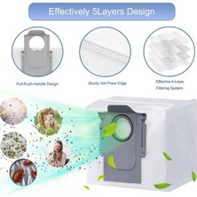 Luxuriles S7 Maxv Ultra Pro Robot Süpürge Aksesuarları Ana Yan Fırça Paspas Filtre Toz Torbası Rulo (Yurt Dışından)