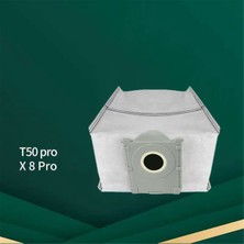 Luxuriles T50 X8 Pro Robot Süpürge Aksesuarları Için 20 Adet Toz Torbası Büyük Kapasiteli Yedek (Yurt Dışından)
