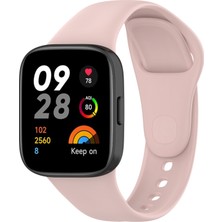 Kılıfolog Xiaomi Redmi Watch 3 Uyumlu Krd-81 Uyumlu Kordon Kflg - Pembe